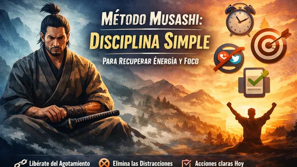 Método Musashi: disciplina simple para recuperar energía y foco