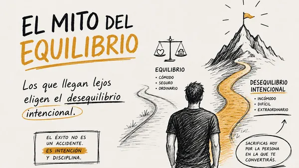 El Mito del Equilibrio: Por Qué los Que Llegan Lejos Eligen el Desequilibrio Intencional